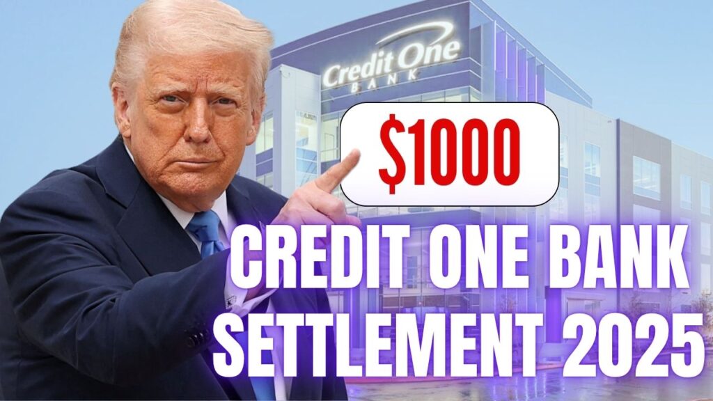 $1000 Credit One Bank Settlement 2025