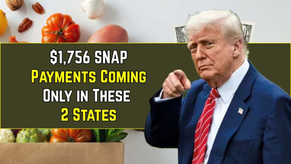 $1756 SNAP Payments Coming Only in These 2 States - Check List 1 $1756 SNAP Payments Coming Only in These 2 States