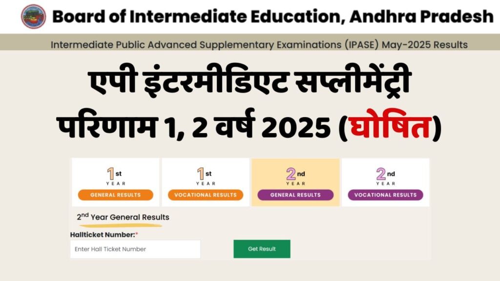 AP Inter Supply Result 2025