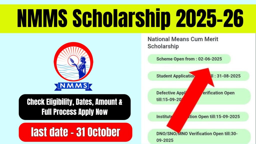 NMMS Scholarship 2025-26