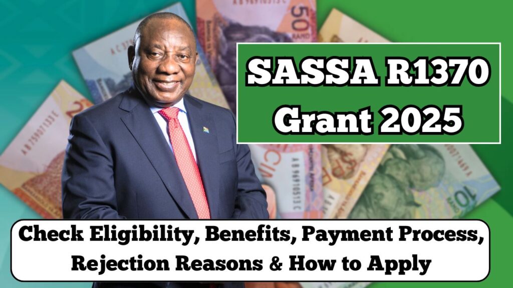 SASSA R1370 Grant 2025