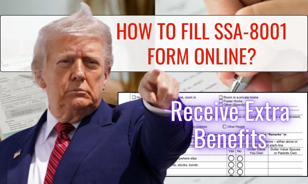 Fill SSA-8001 Form Online