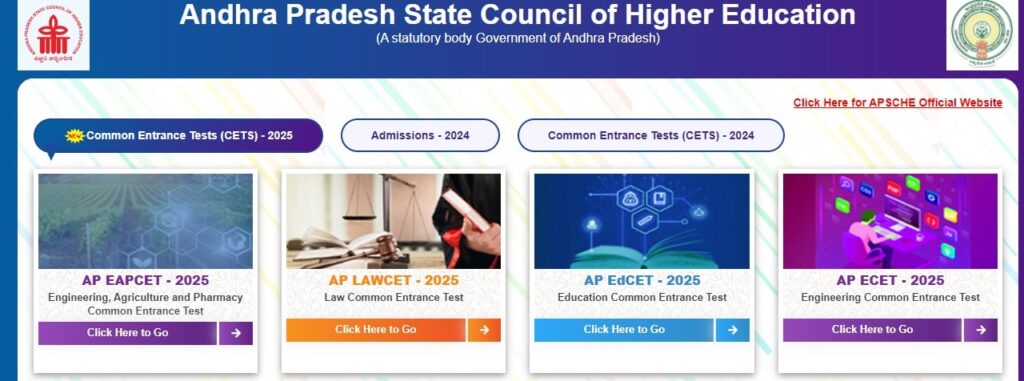 AP EAMCET 2025 Counselling Date: Check Document, Registration Process & Seat Allotment 3 ap home page 1 min
