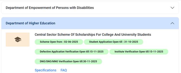 पाओ हर साल ₹12,000 की स्कॉलरशिप – ऐसे भरो Central Sector Scholarship Form, लास्ट डेट 31 अक्टूबर 3 image 15