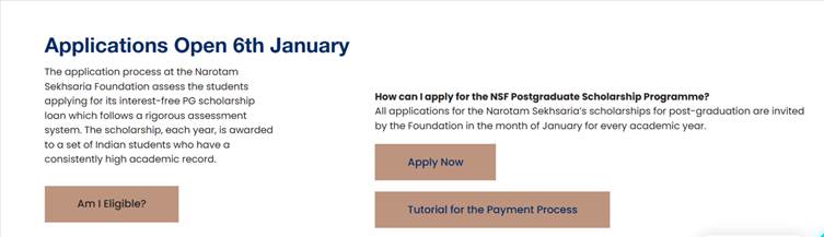 Narotam Sekhsaria Scholarship 2025: Financial Support for Postgraduate Students 3 image 7