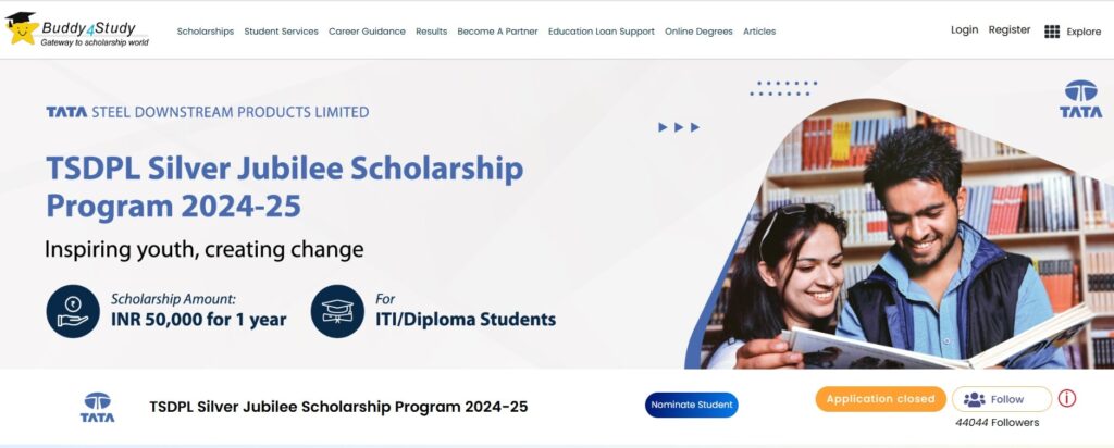 TSDPL SILVER JUBILEE SCHOLARSHIP 2025: आर्थिक रूप से कमजोर छात्रों के लिए टाटा स्टील की नई पहल 2 silver min