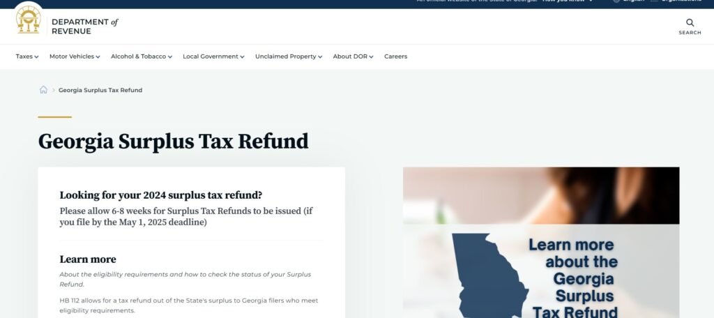 Georgia $500 Tax Rebate 2025 - Check Objectives, Eligibility & How to claim it? 2 Georgia $500 Tax Rebate