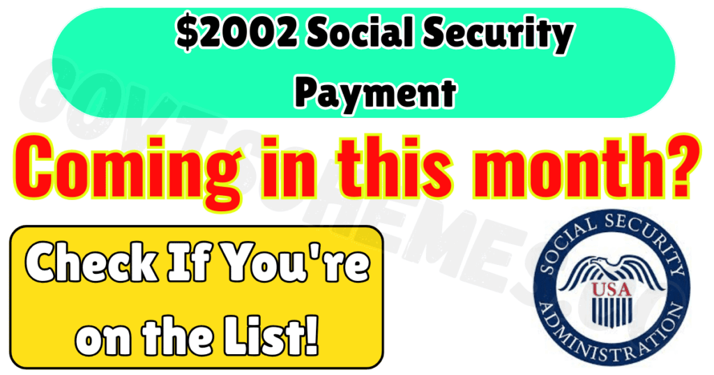 2002 Social Security Payment