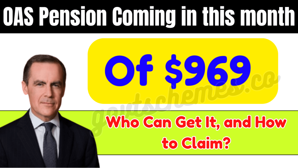 969 OAS Pension Coming in this month